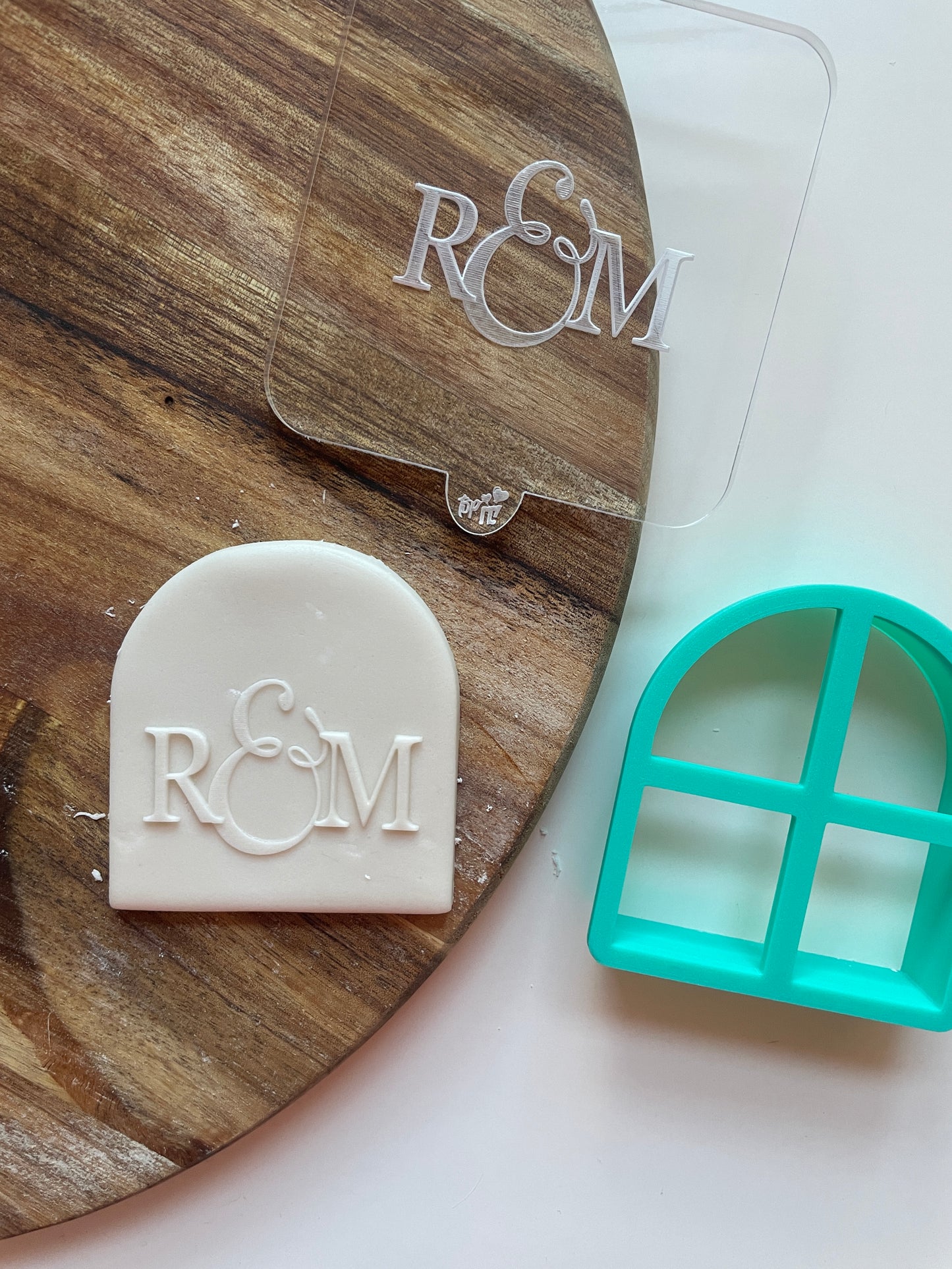 Personalised Initial Debosser For Favours | Embosser / Debosser And Cutter Set