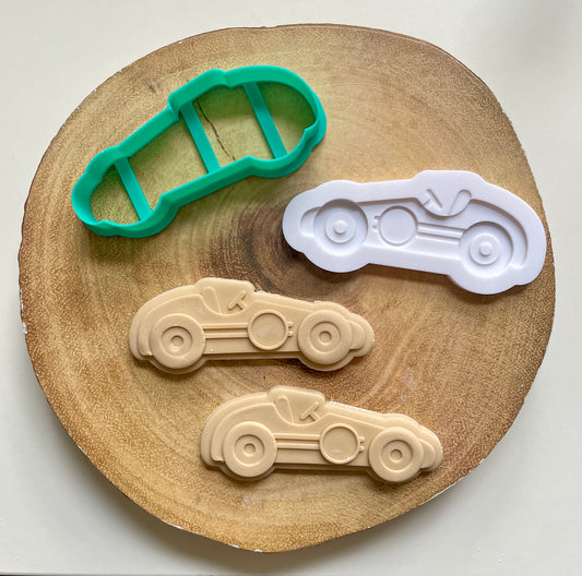 Classic Race Car  | Debosser / Embosser And Cutter Set