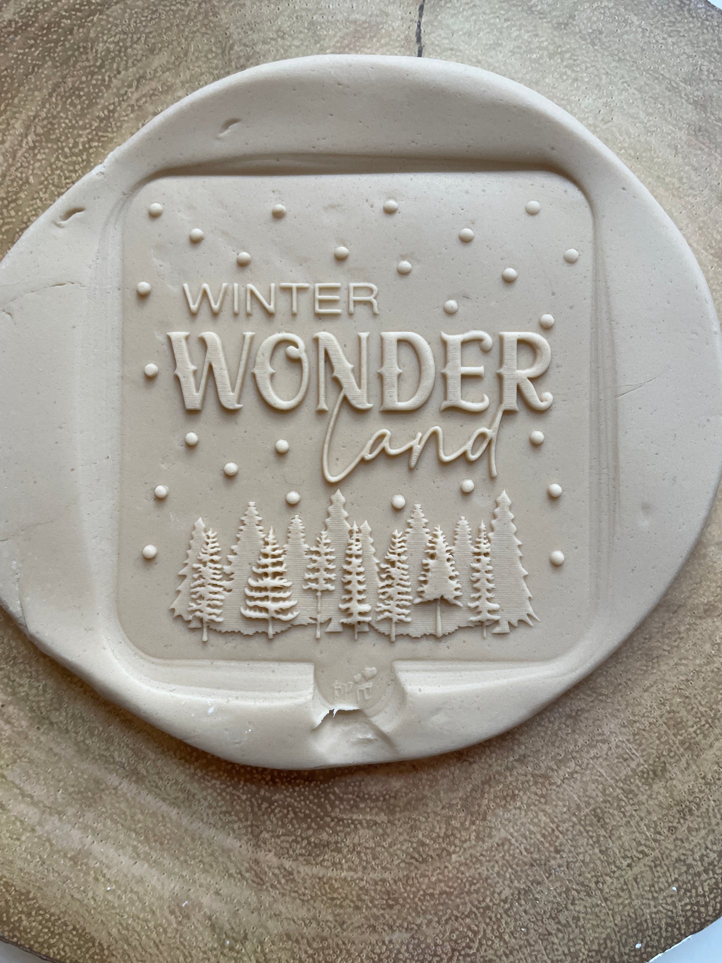 Winter Wonderland | Acrylic Debosser / Embosser.