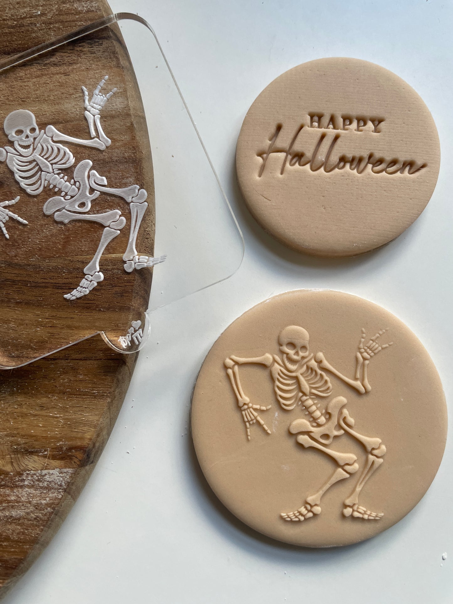 Dancing Skeleton | Acrylic Debosser.