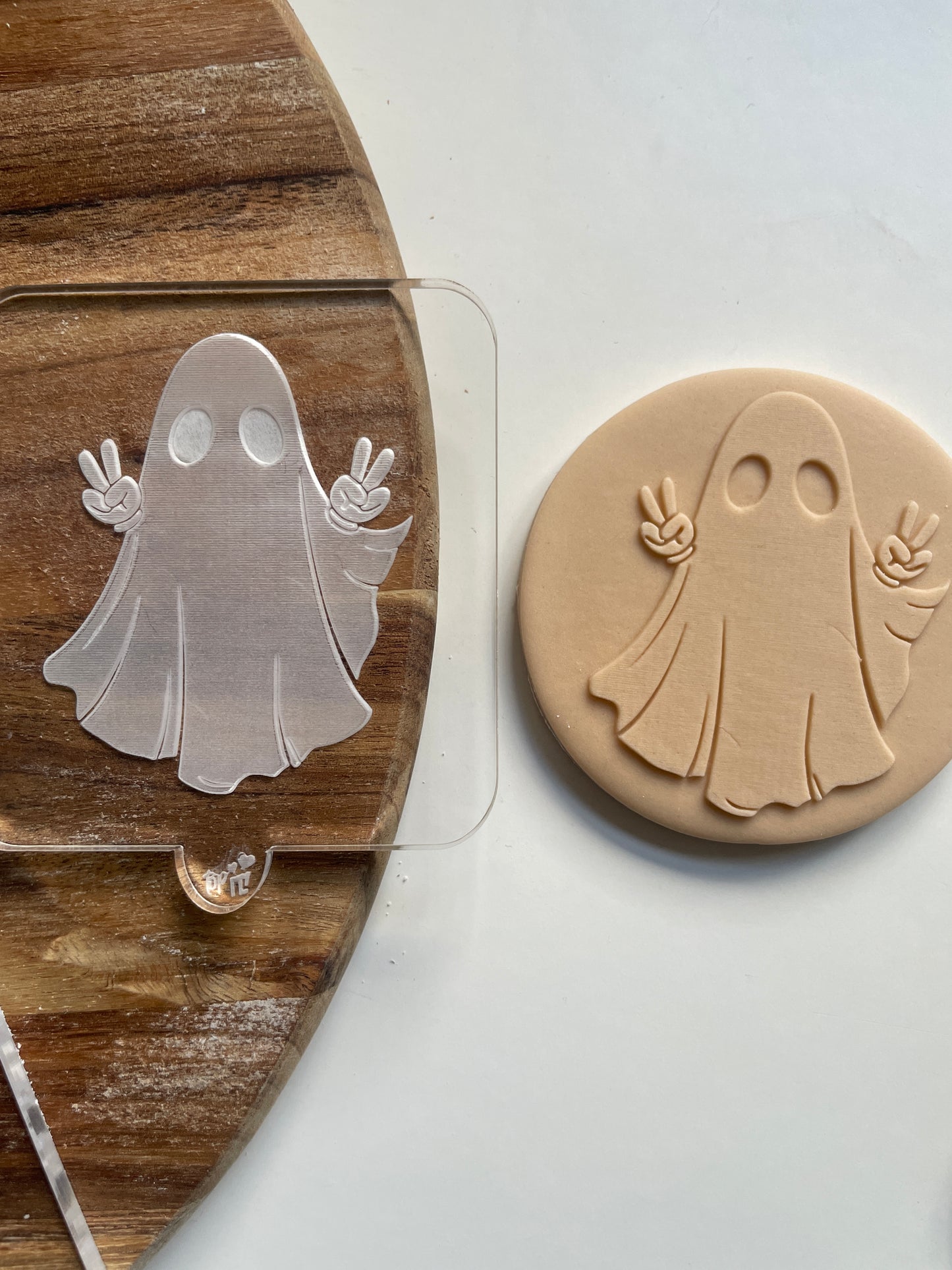 Hippy Halloween Ghost | Acrylic Debosser