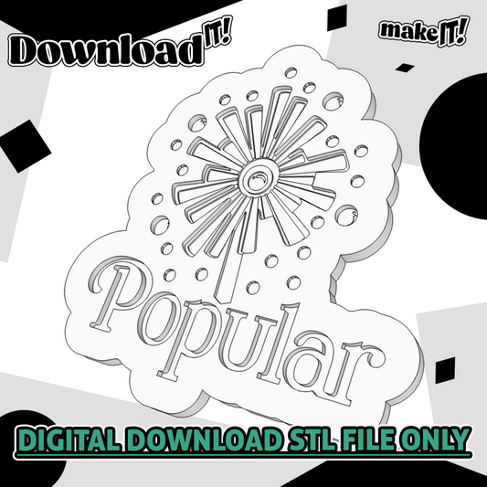 Popular Wand | Embosser And Cutter STL File