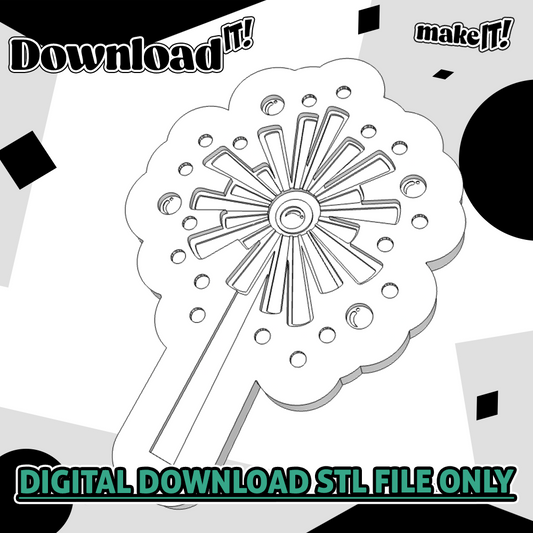 Bubble Wand | Embosser And Cutter STL File