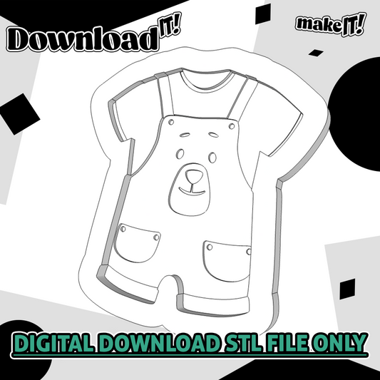 Bear Outfit | Embosser And Cutter STL File