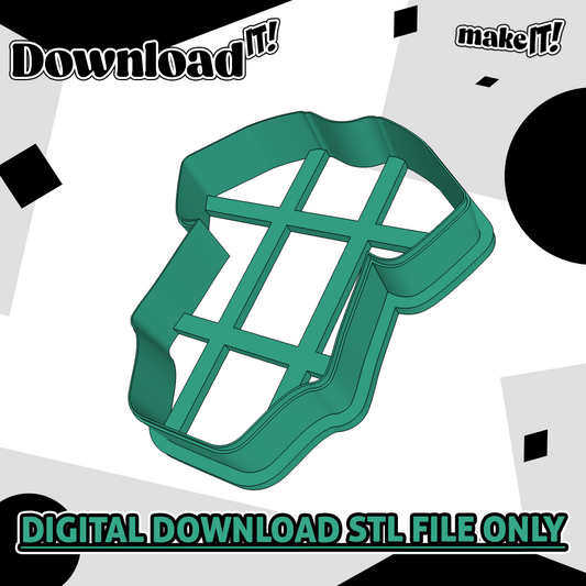 Coffee Bean Baby Vest  | Embosser And Cutter STL File