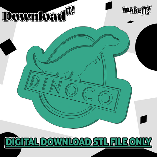 Dinoco  | Embosser And Cutter STL File