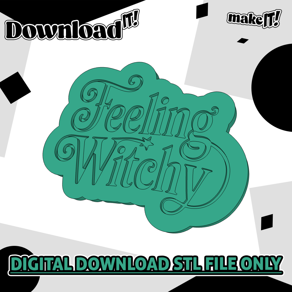 Feeling Witchy | Embosser And Cutter STL File