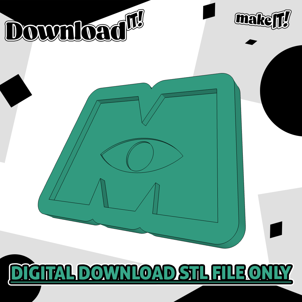 M Logo | Embosser And Cutter STL File