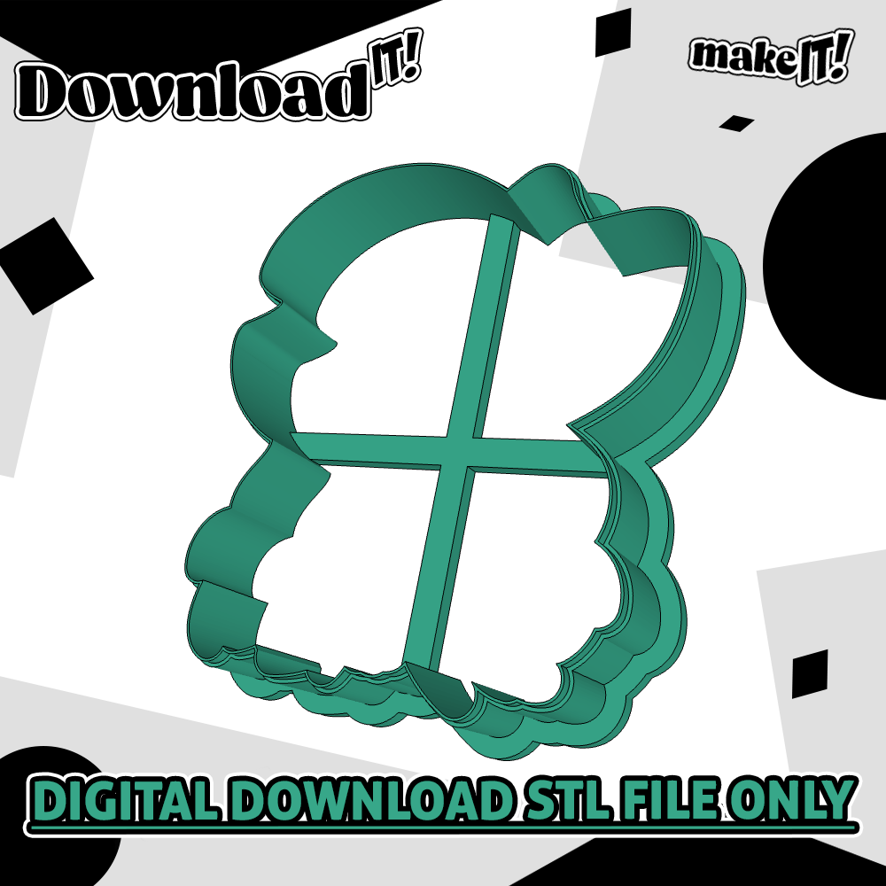 Pretty Whimsical Witch | Embosser And Cutter STL File