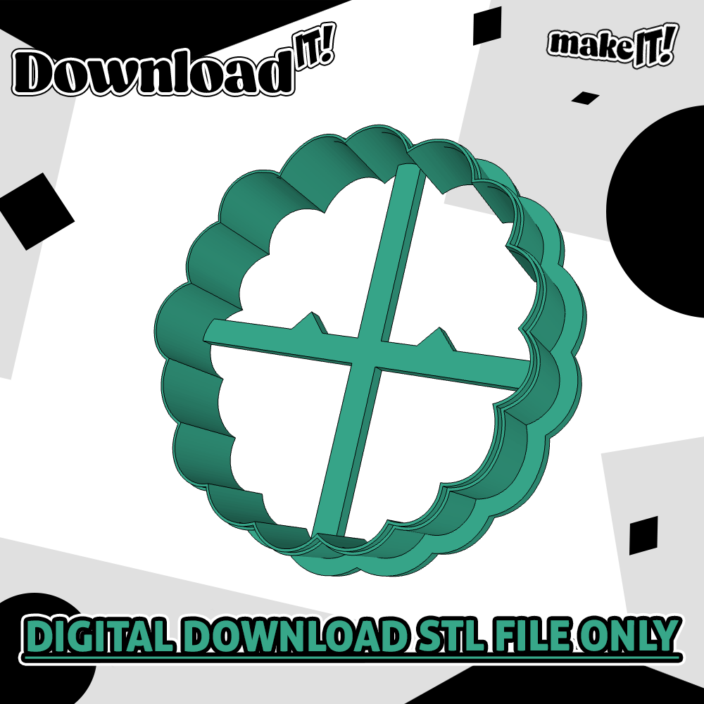 Pumpkin Flower | Embosser And Cutter STL File