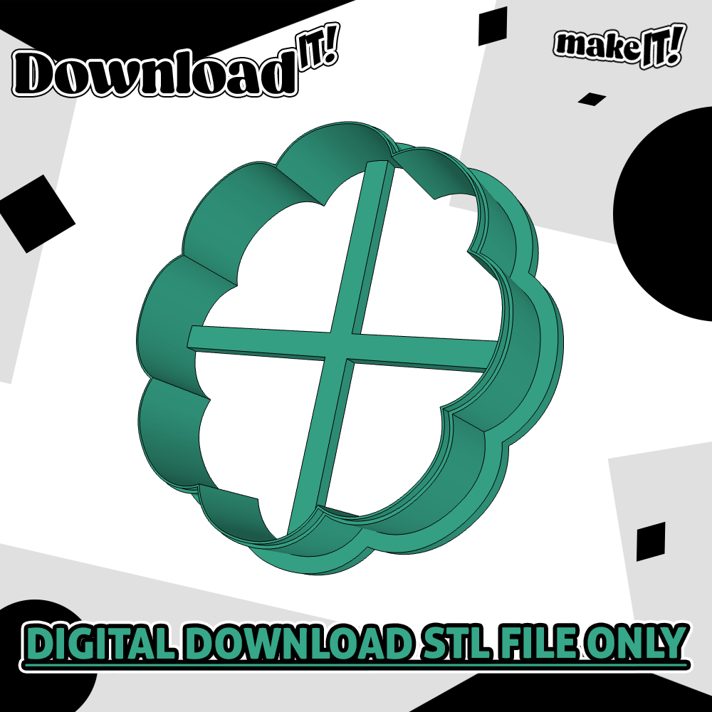 Skull Flower | Embosser And Cutter STL File