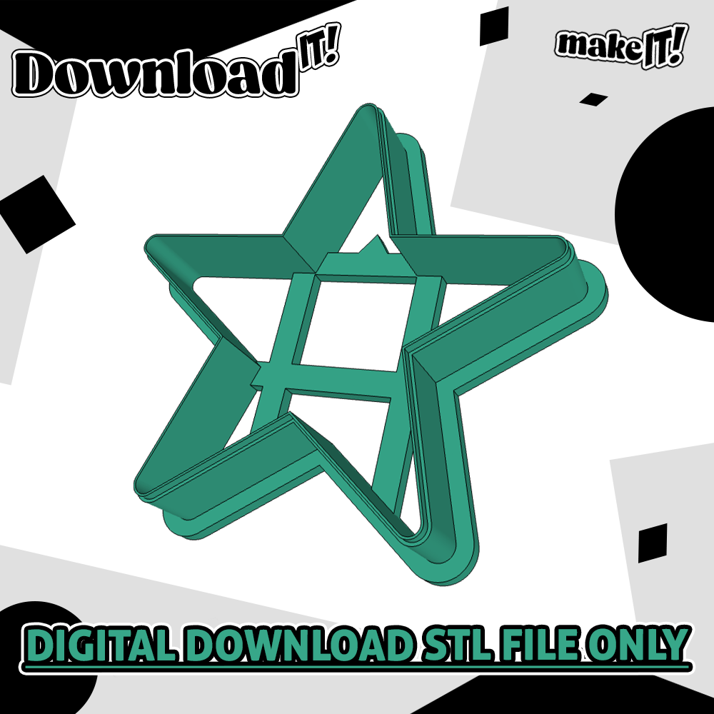 Star | Embosser And Cutter STL File