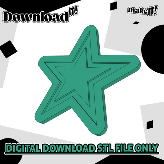 Star | Embosser And Cutter STL File