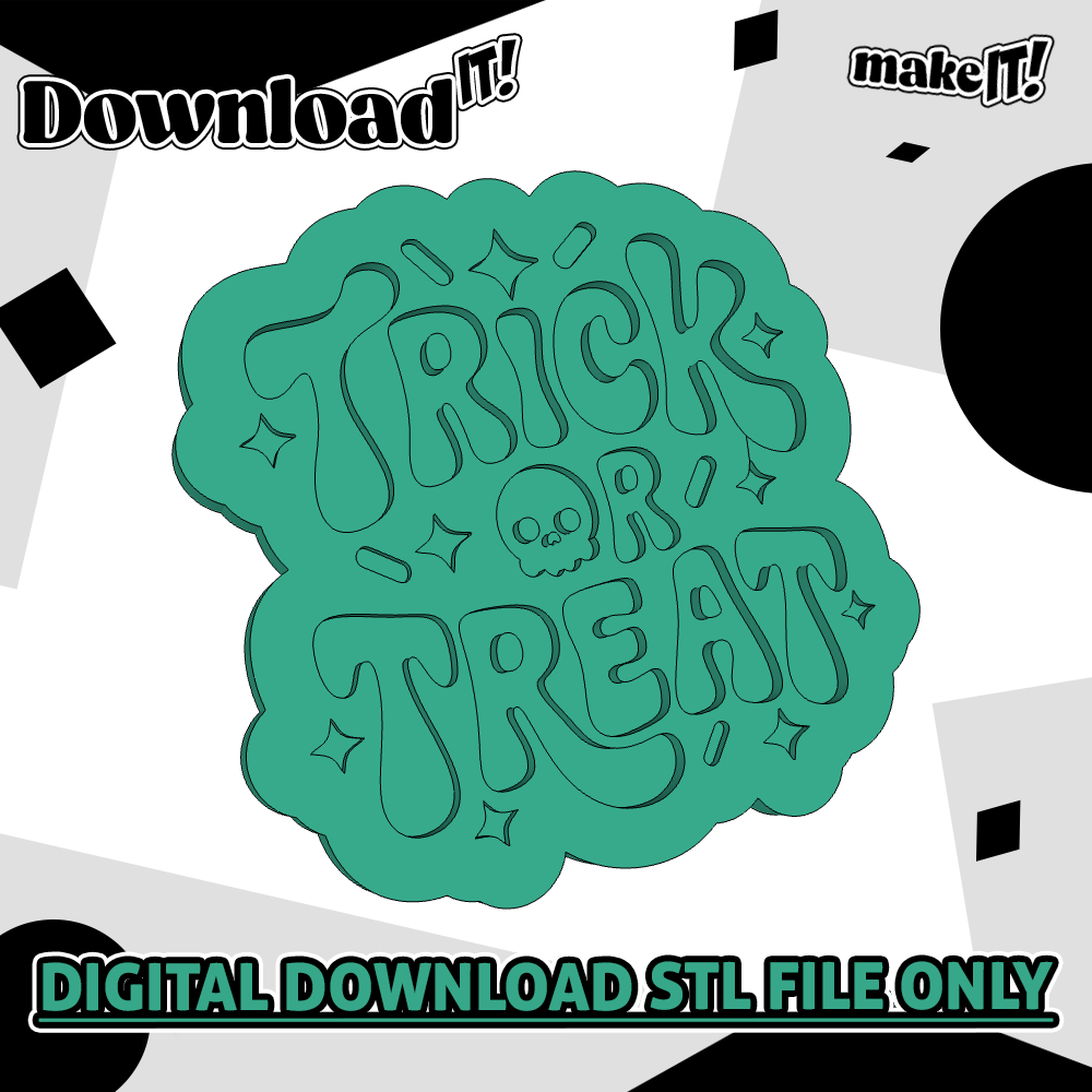 Trick or Treat  | Embosser And Cutter STL File