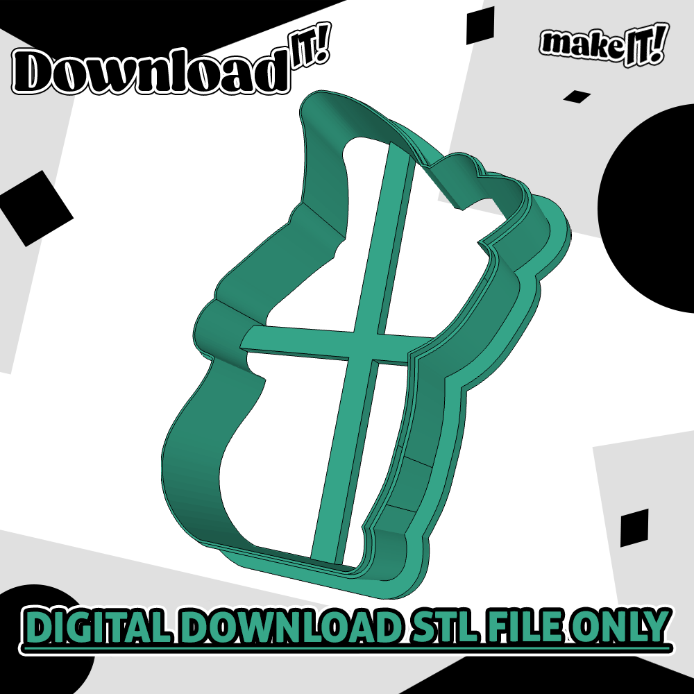 Witch Cat | Embosser And Cutter STL File