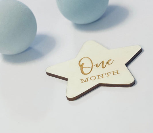 Baby milestone photo props.. Star Nursery decor. Baby keepsake gifts.