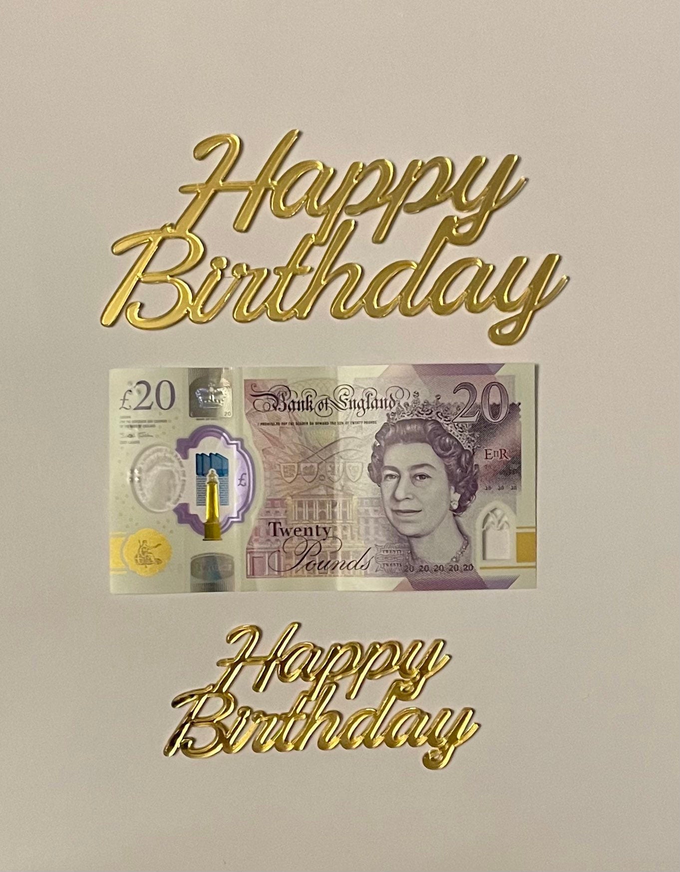 Happy Birthday cake Charm / sheet cake  charm. Mirror acrylic charm.