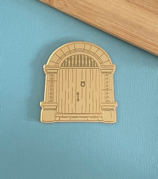 Gold mirror Cake door. Mexican style door. Exotic door for cake decorating and crafts. More colours available.