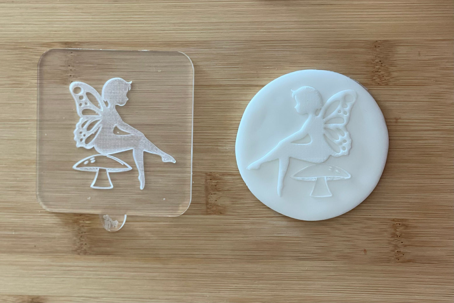 Fairy On A Mushroom | Debosser / Embosser