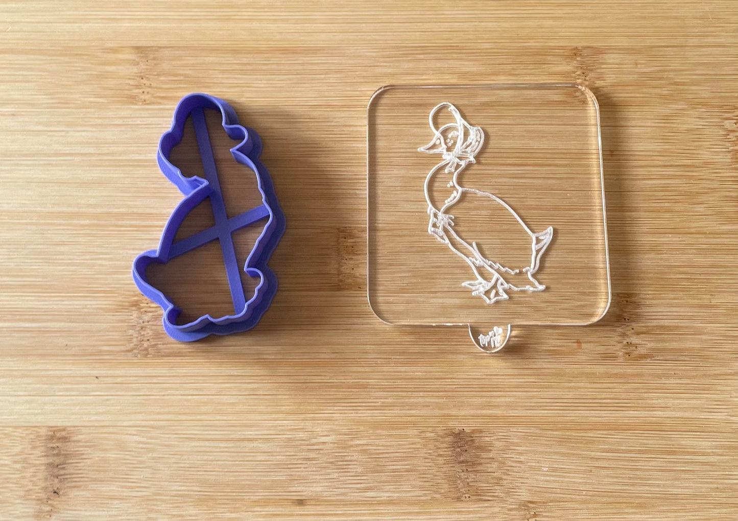 Rabbit and friends Debossers and cookie cutters.