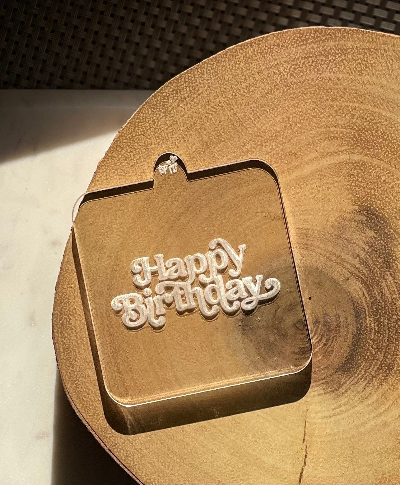 Happy Birthday Retro Design |  Debosser / Embosser