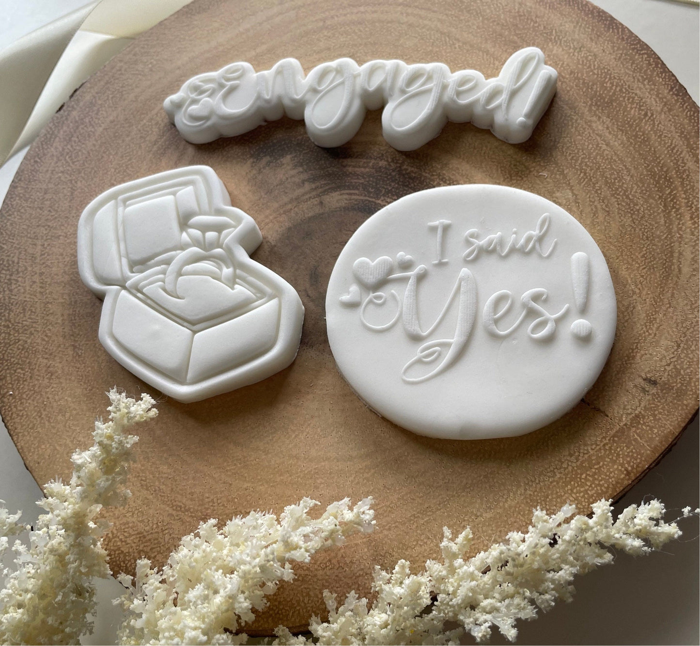 Engaged Ring In A Box |  Stamp And Cutter