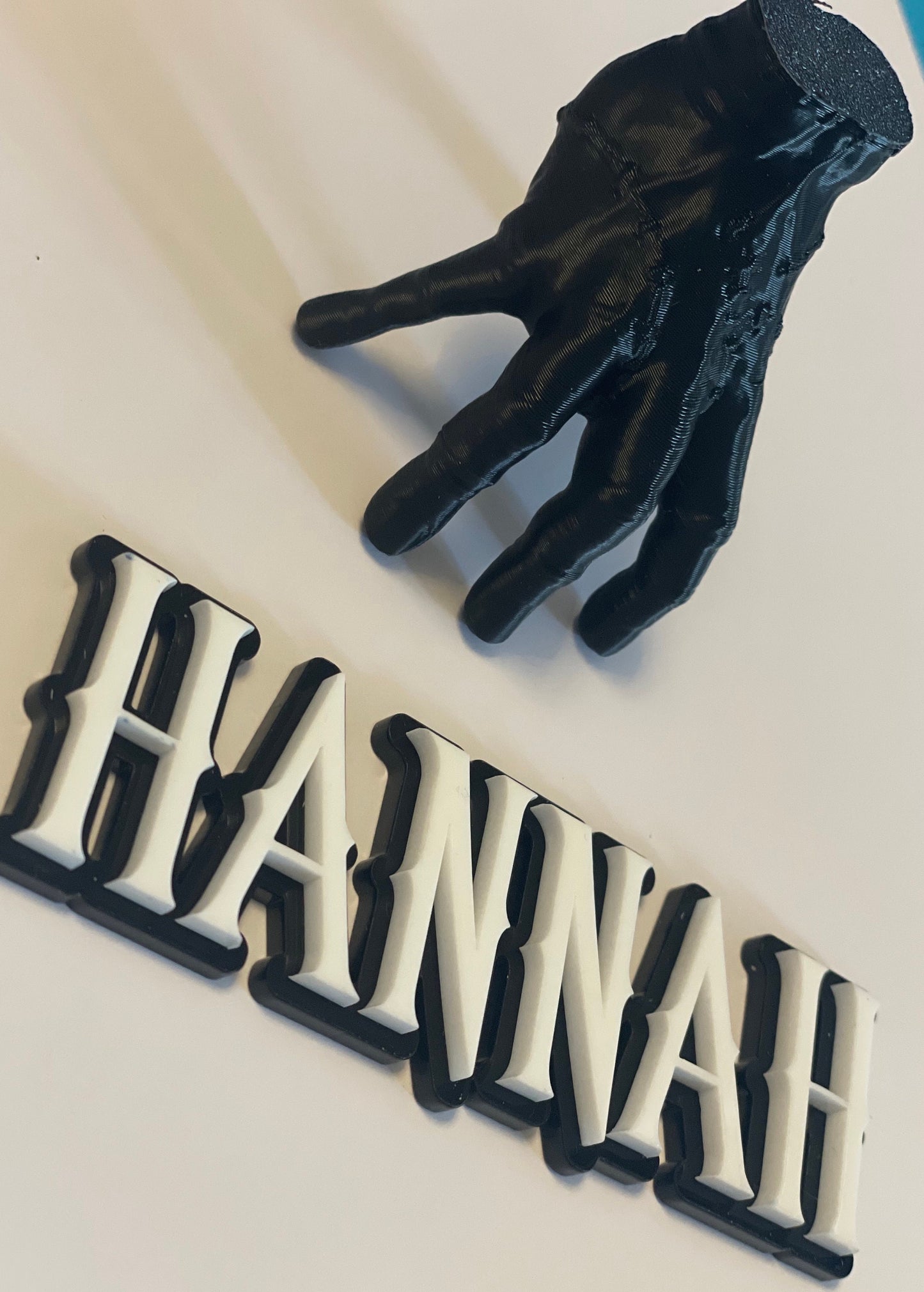 Wednesday Theme With Bats | Acrylic Cake Charm / Topper 