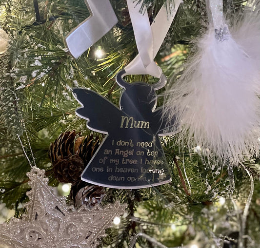 Angel Memorial Christmas decoration.