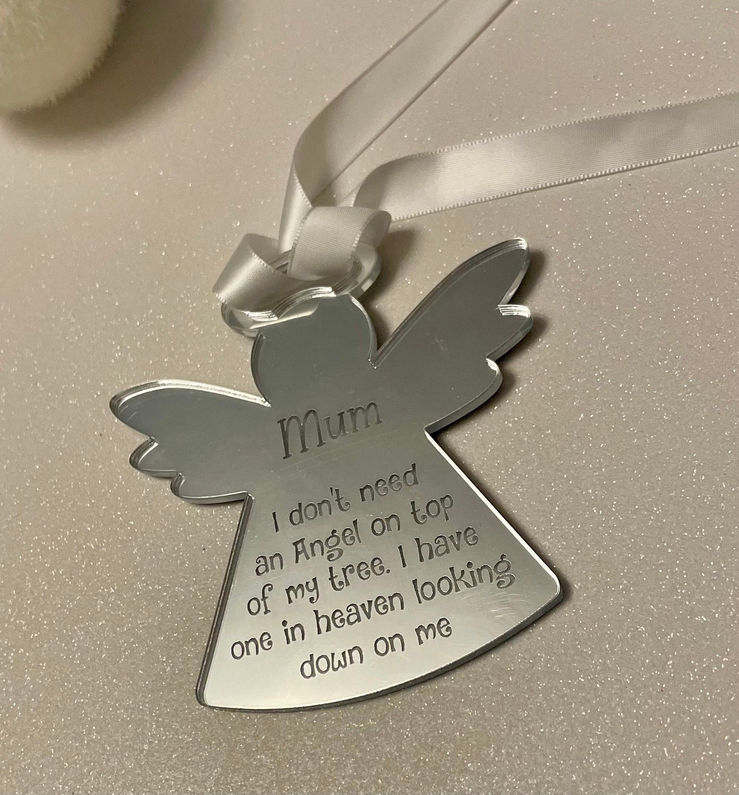 Angel Memorial Christmas decoration.