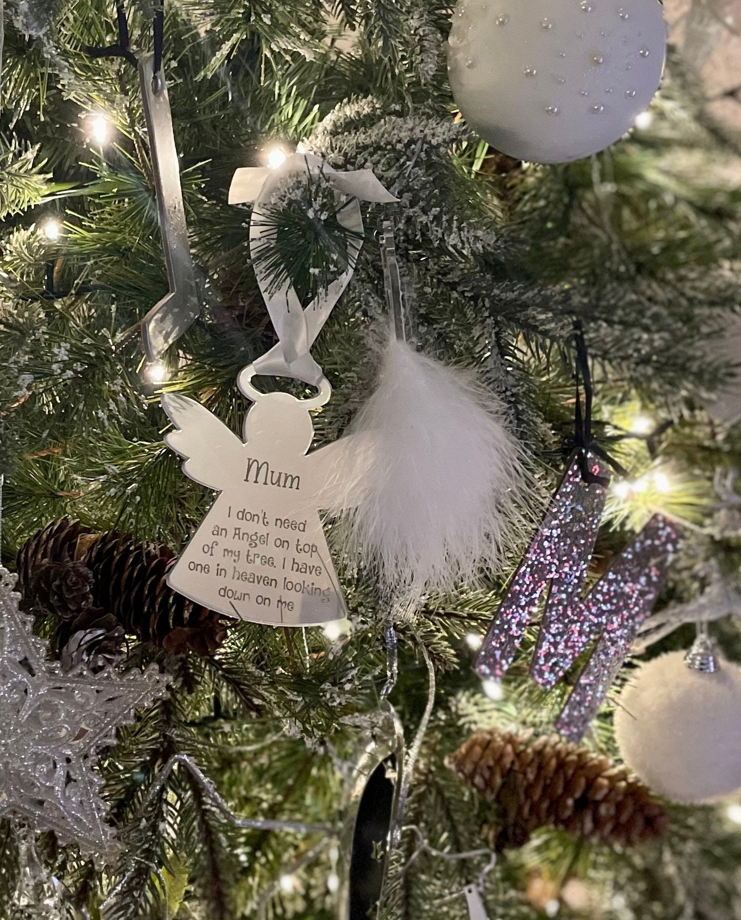 Angel Memorial Christmas decoration.