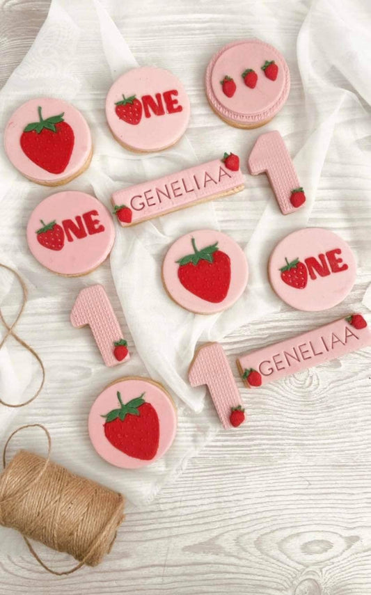 Cute strawberry debosser and cutter. Strawberry Embosser