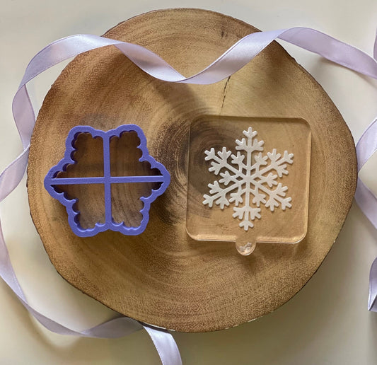 Large Snowflake | Debosser And Cutter Set
