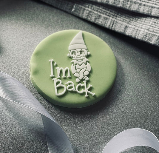 I'm back naughty elf shelf debosser embosser