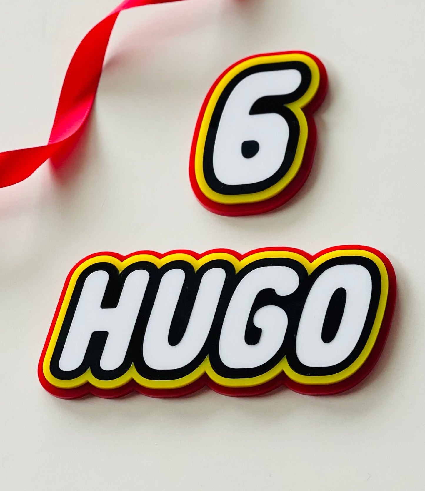 Block theme name and age charm