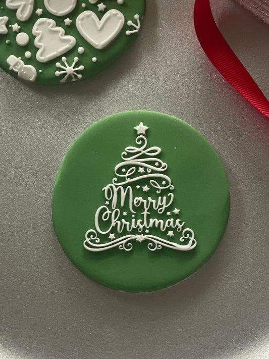 Merry Christmas Tree | Debosser / Embosser