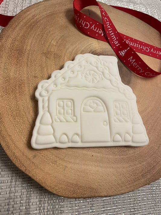 Gingerbread house.  cookie stamp. Christmas house. Stamp and cutter set.