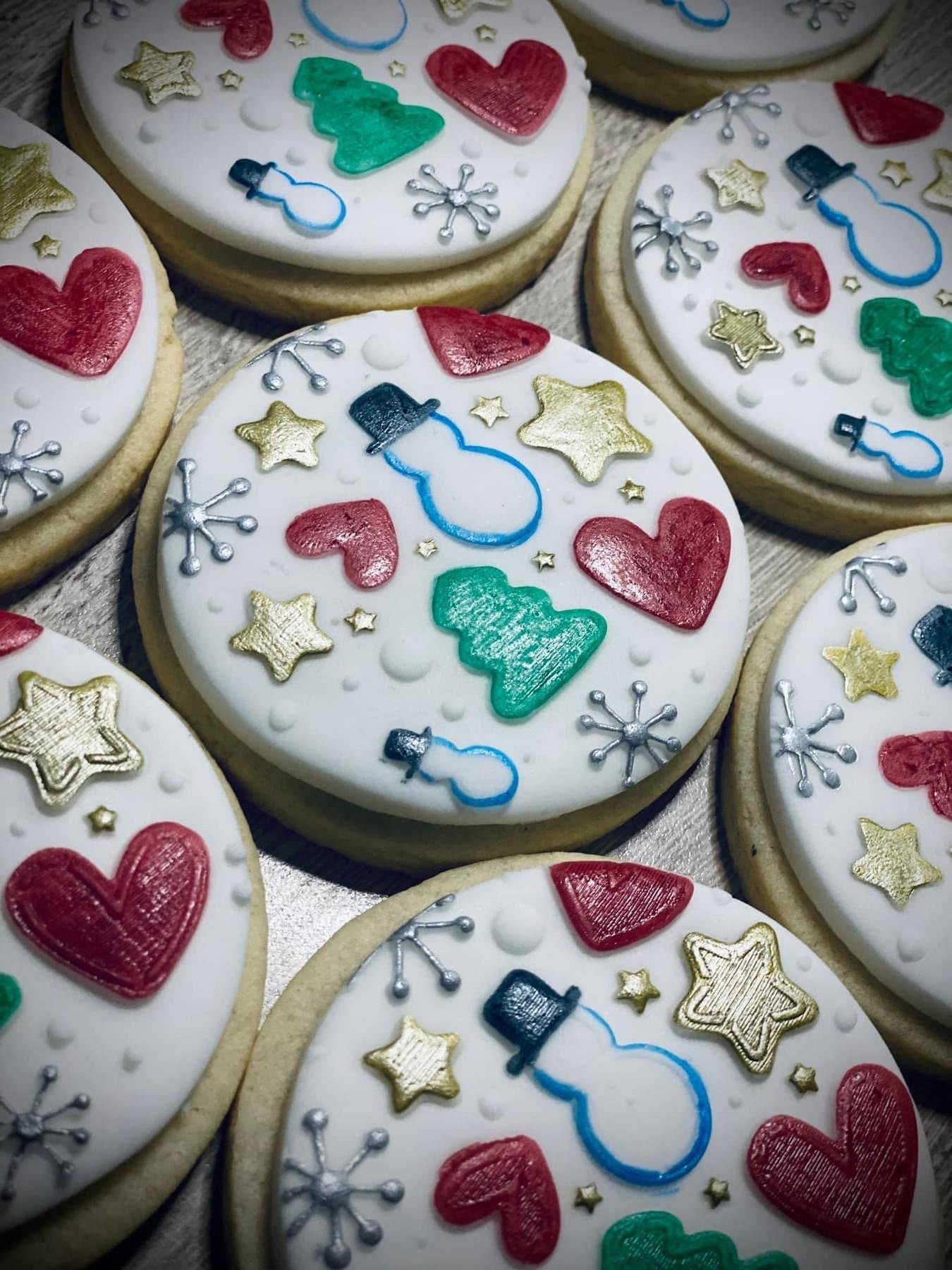 Christmas pattern debosser.
