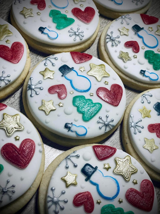 Christmas pattern debosser.
