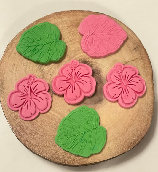 Tropical leaf | Stamp And Cutter Set
