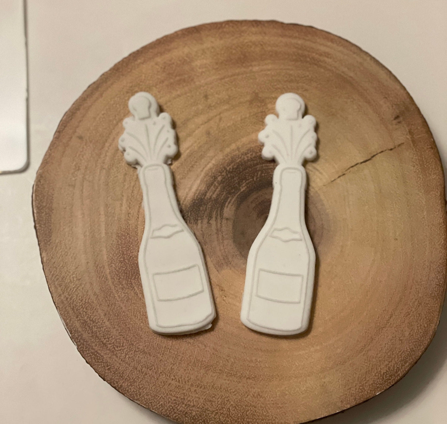 Champagne /  Prosecco Bottle. Acrylic Debosser and Cutter Set