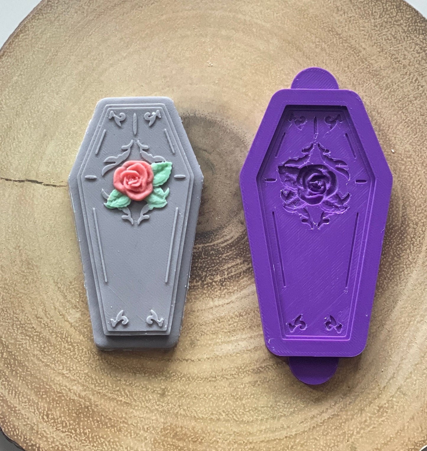 Coffin and Rose | Debosser and cutter