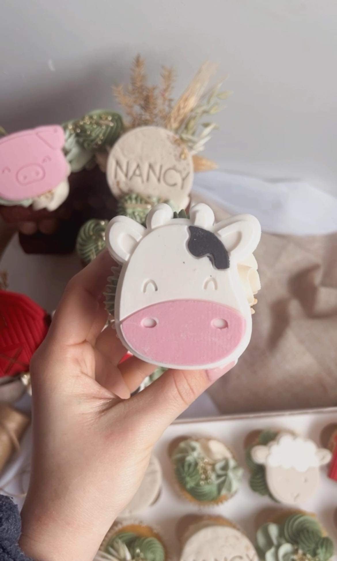 Cute Farm Sheep |  Debosser And Cutter Set