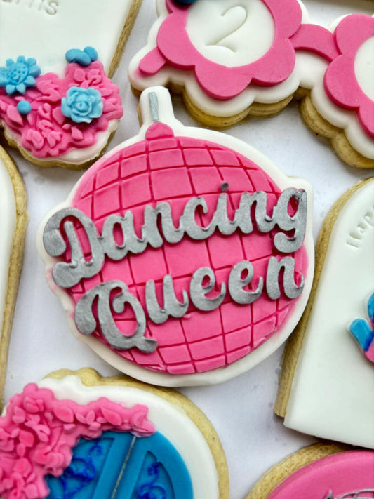 Dancing Queen Disco Ball |  Embosser / Debosser And Cutter Set.