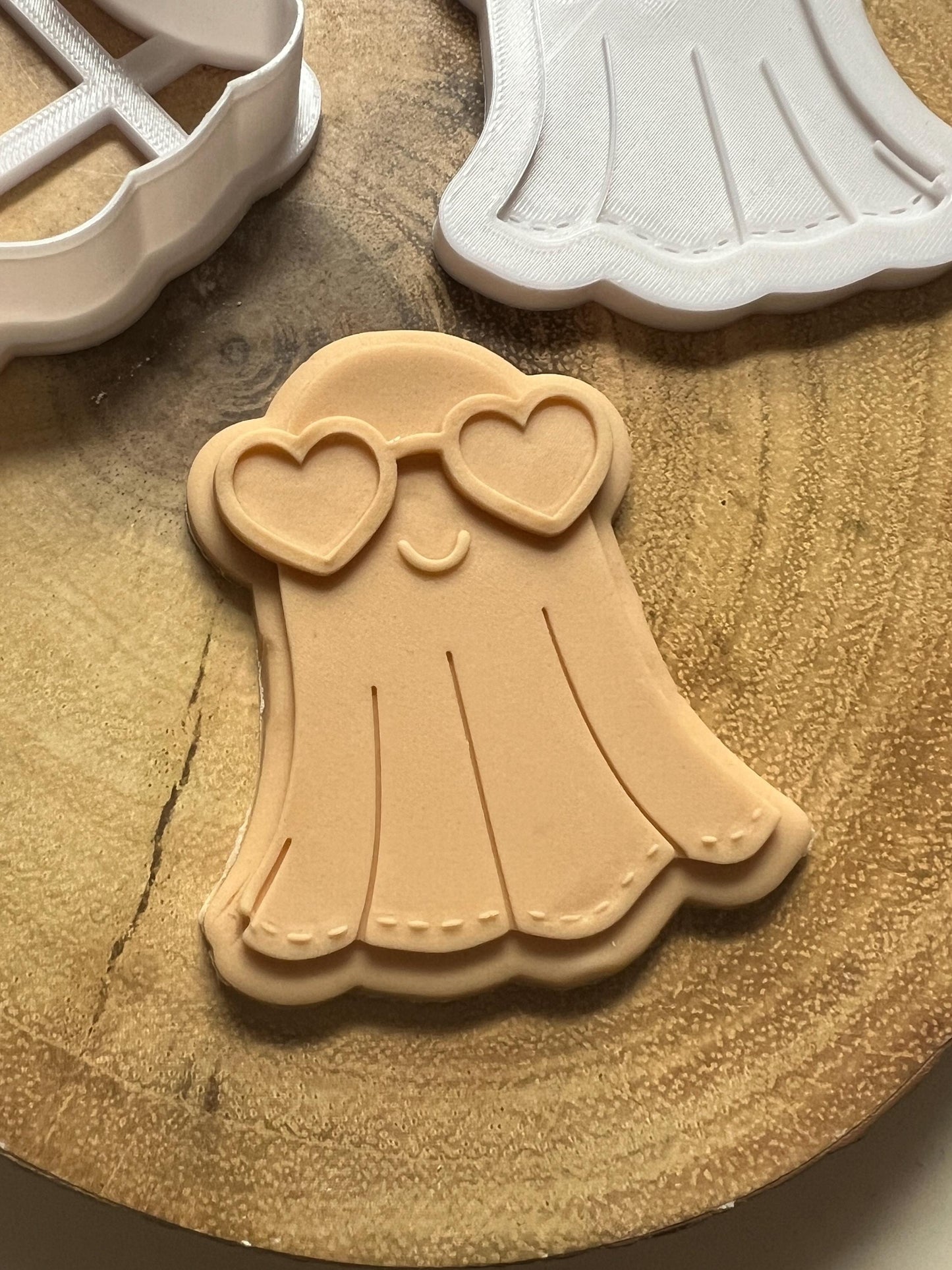 Ghost In Love Heart Sunglasses | Debosser And Cutter Set