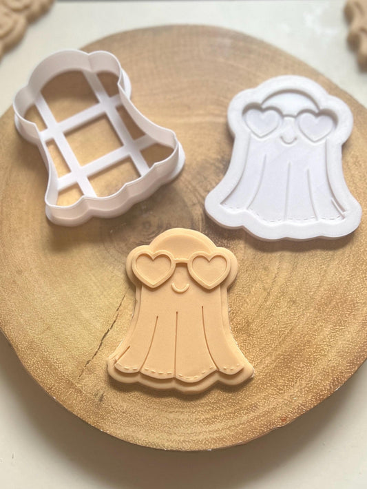 Ghost In Love Heart Sunglasses | Debosser And Cutter Set