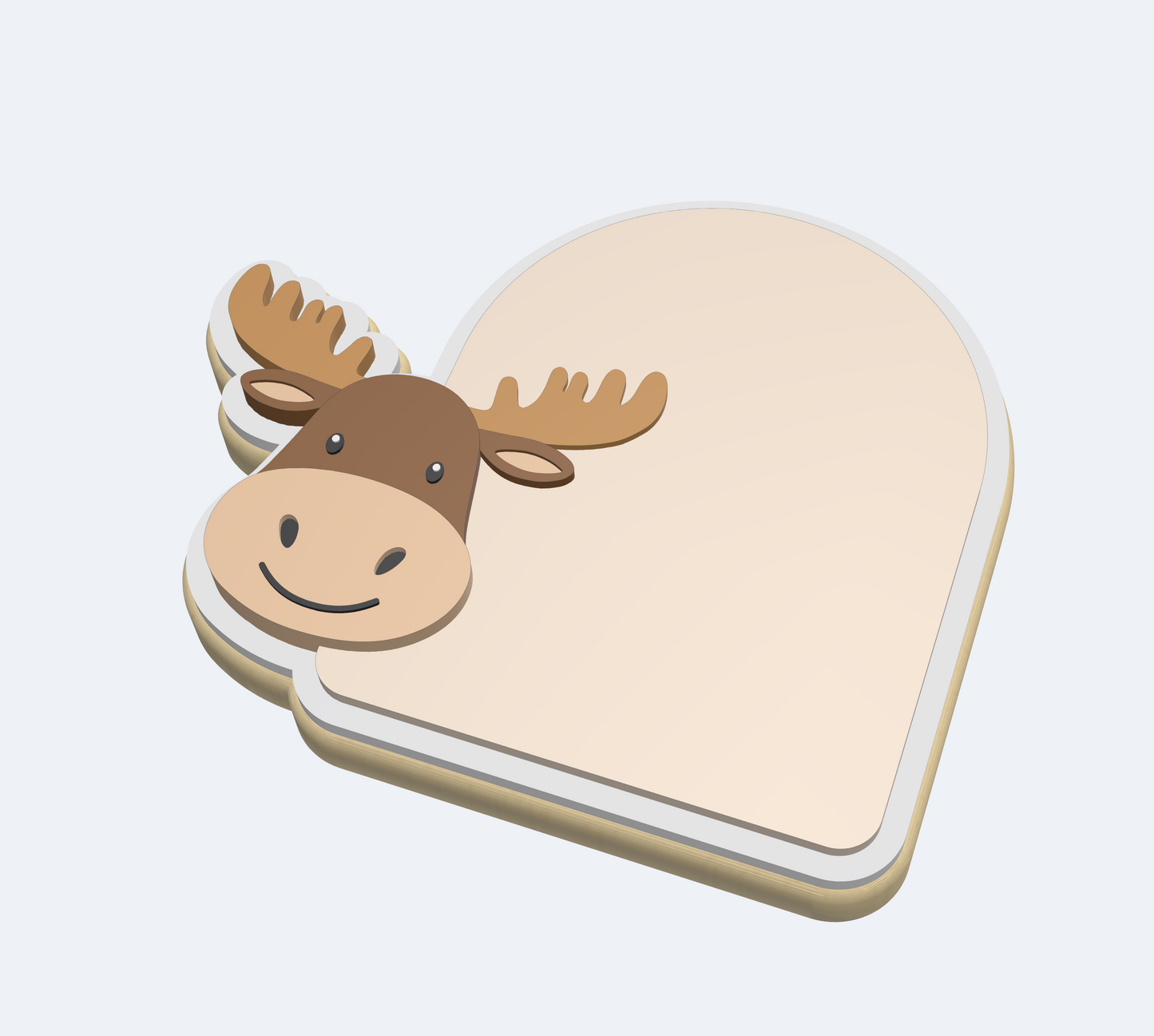 Moose Head  With Arch | Embosser And Cutter