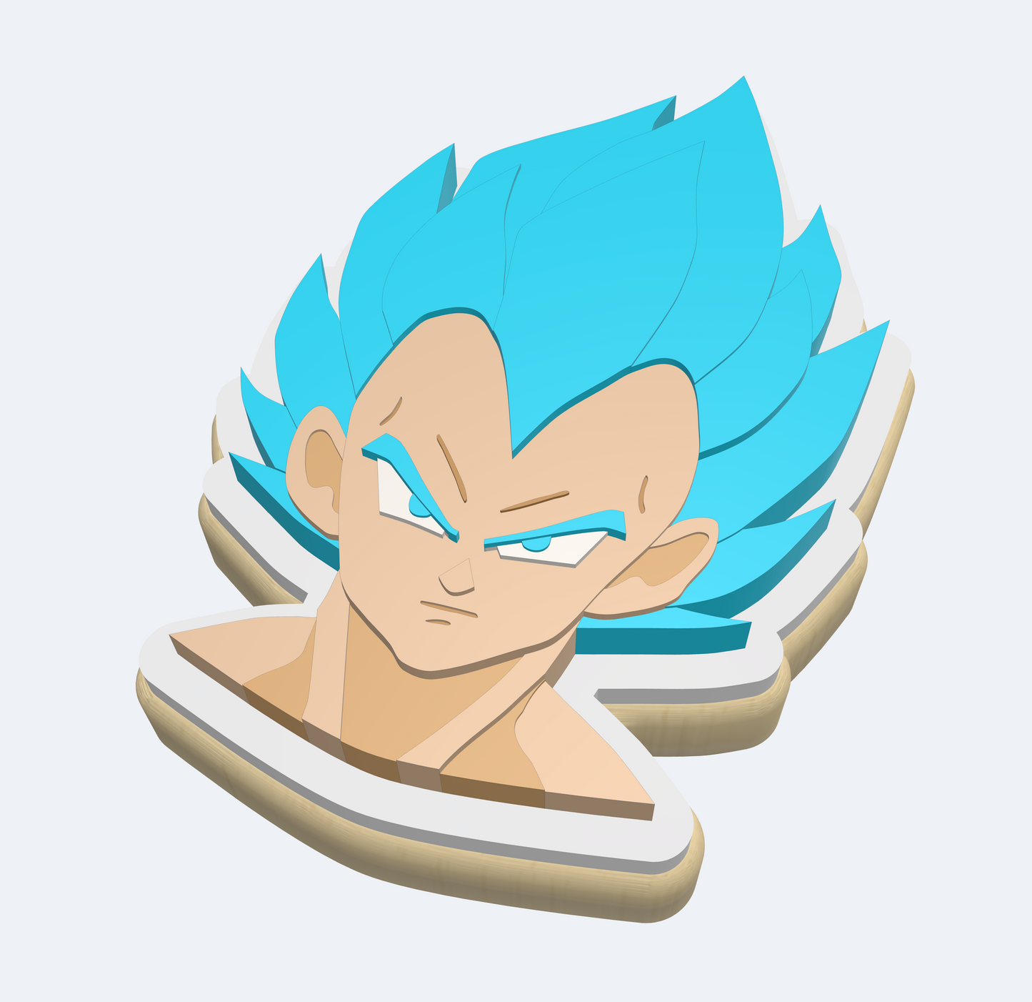 Vegeta | Embosser And Cutter STL File
